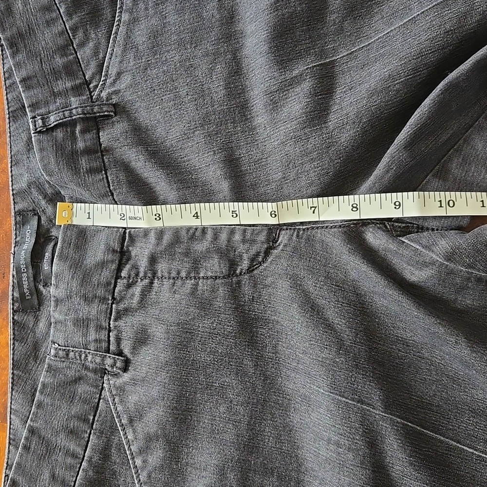 Express Editor Y2k Black Trouser Jeans Size 6 Reg… - image 5